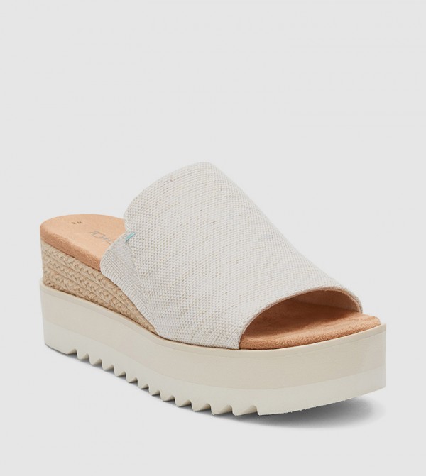 Toms Toms - Natural Wedge Sandals