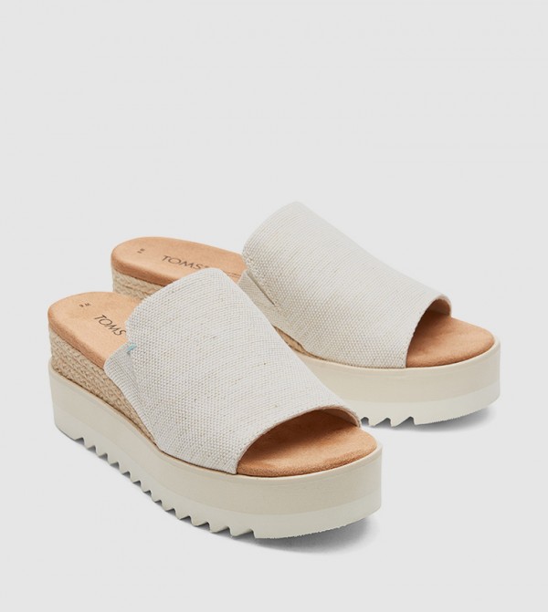 Toms Toms - Natural Wedge Sandals