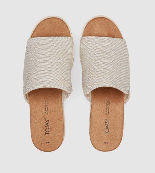 Toms Toms - Natural Wedge Sandals