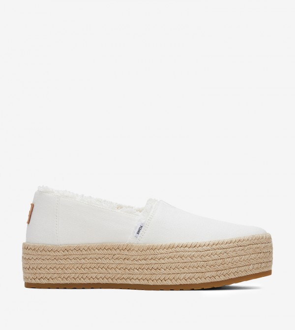 Toms  Slip-Ons - White Espadrilles
