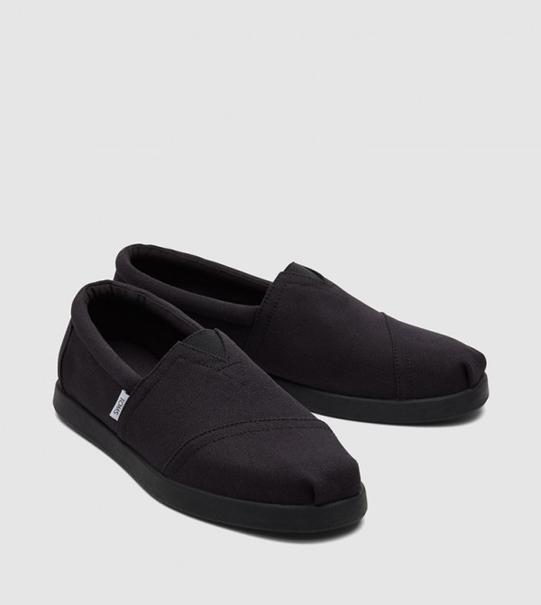 Toms Toms - Black Casual Slip-ons