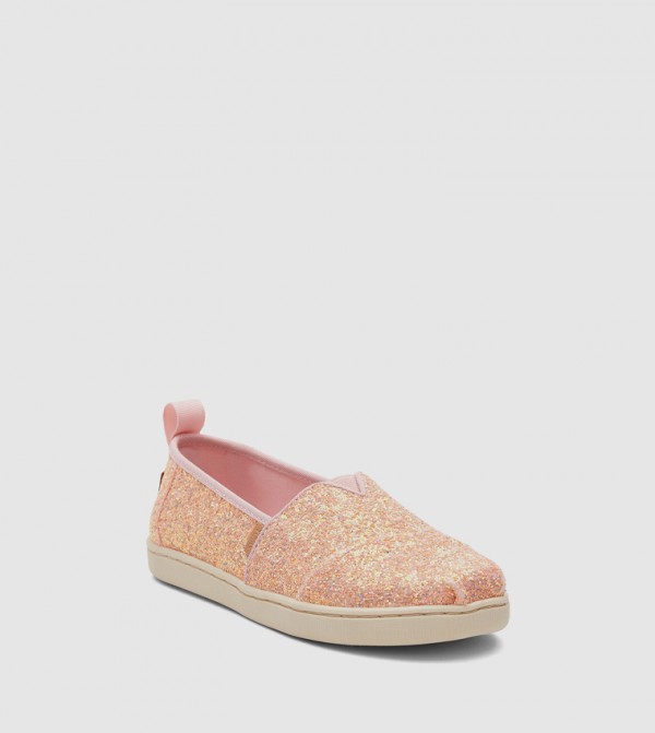 تومز  أحذية سليب أون كاجوال - وردي سهل الارتداء