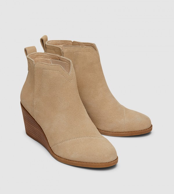 تومز أبوات - بيج Ankle Boots