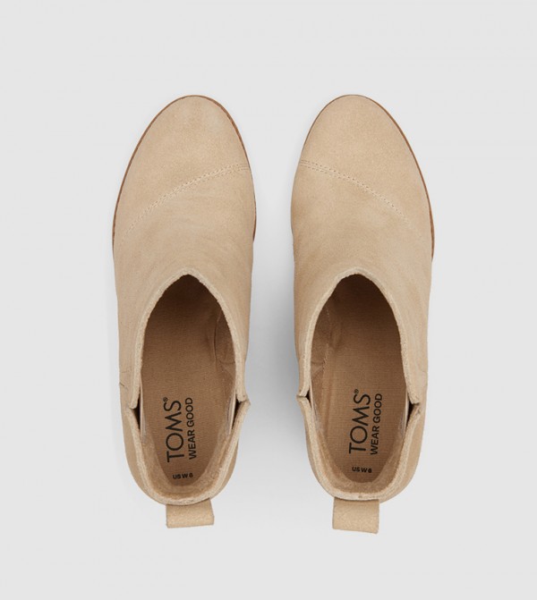 تومز أبوات - بيج Ankle Boots