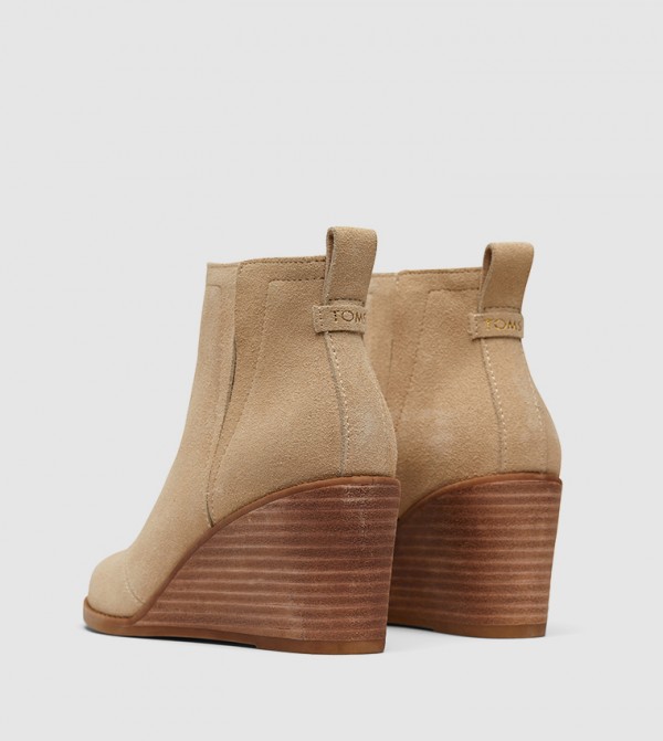 تومز أبوات - بيج Ankle Boots