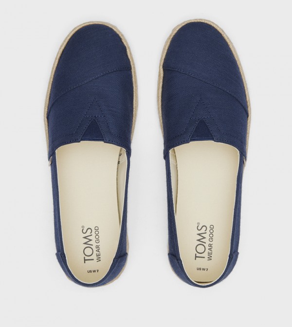 تومز  Slip-Ons - أزرق أحذية إسبادريل
