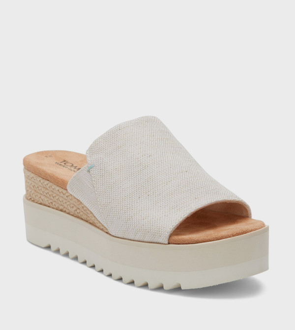 Toms  - Beige Wedges