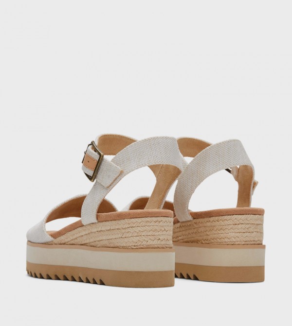 Toms Toms - Off White Wedges