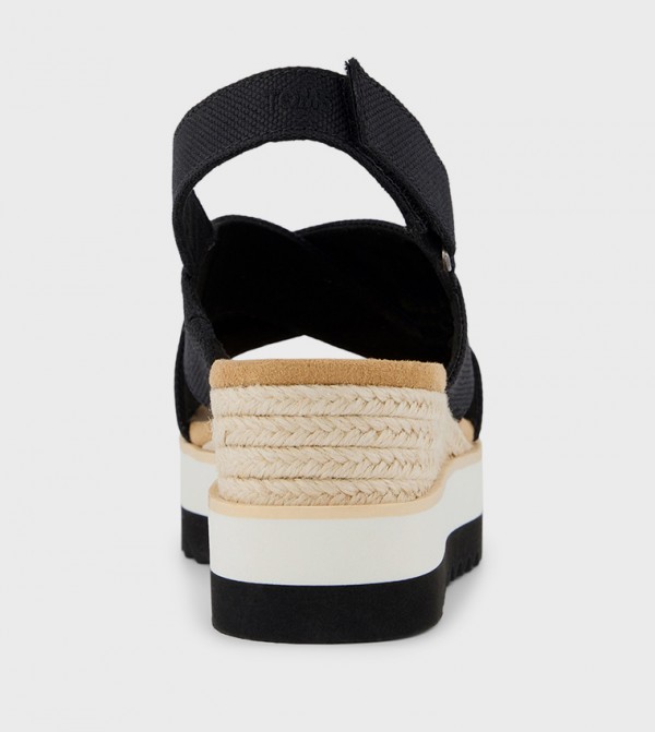 Toms Toms - Black Wedges