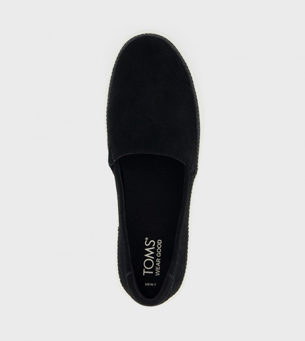 Toms - Black Casual Slip-ons