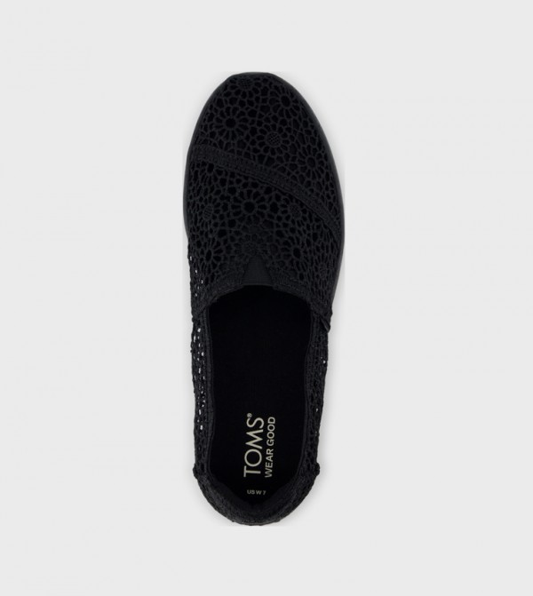 Toms  Slip-Ons - Black Casual Slip-ons