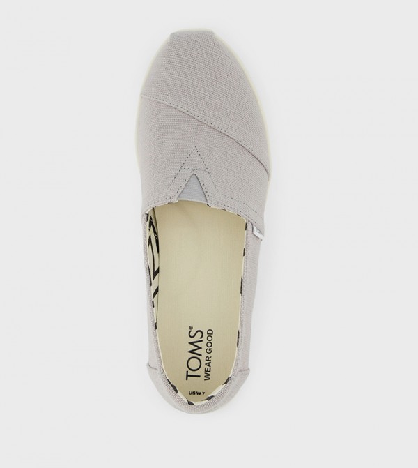 تومز  toms-alpargata - رمادي سهل الارتداء