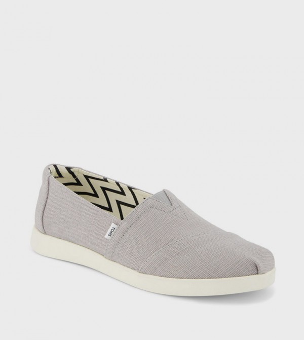 Toms Toms - Grey Casual Slip-ons