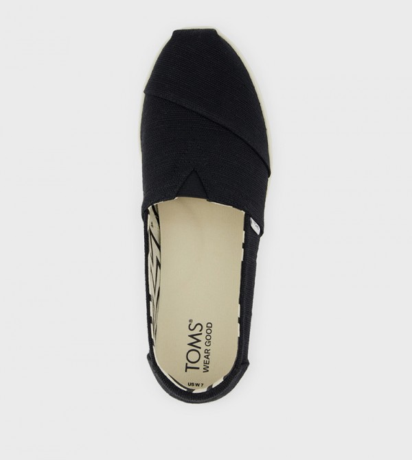 Toms Toms - Black Casual Slip-ons