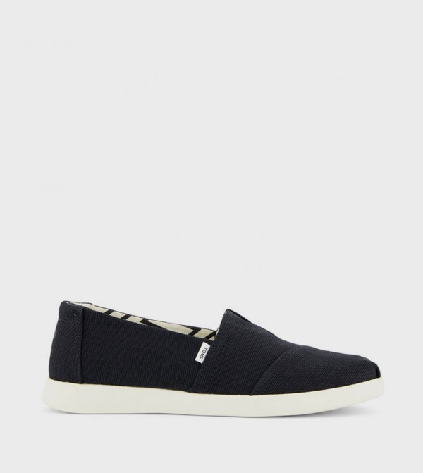 Toms Toms - Black Casual Slip-ons