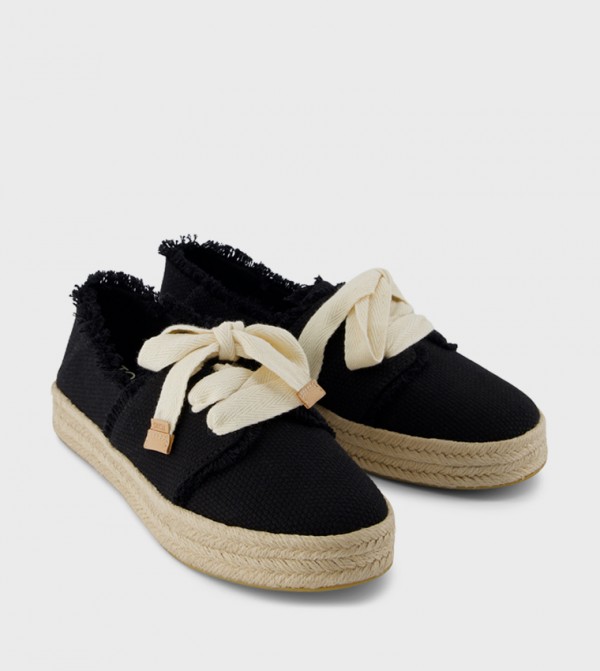 Toms  Slip-Ons - Black Espadrilles