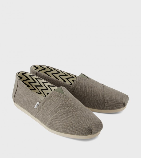 Toms Toms - Grey Casual Slip-ons