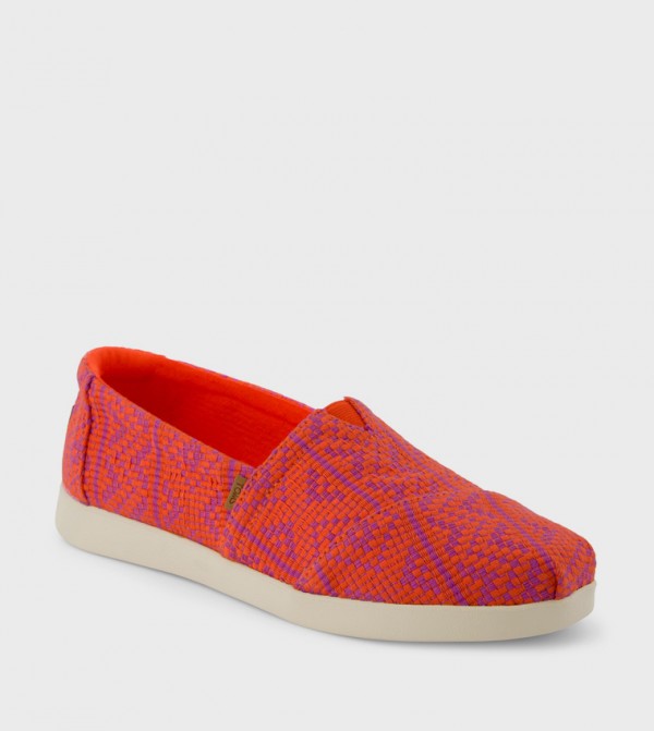Toms Toms - Red Casual Slip-ons