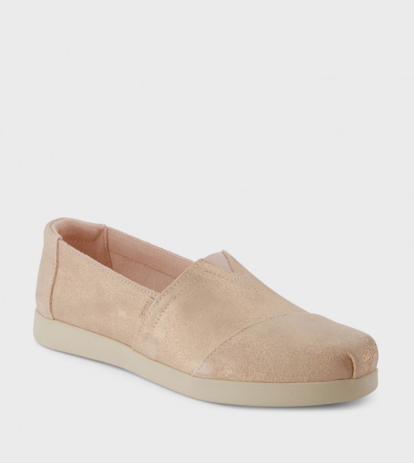 Toms  Slip-Ons - Pink Casual Slip-ons