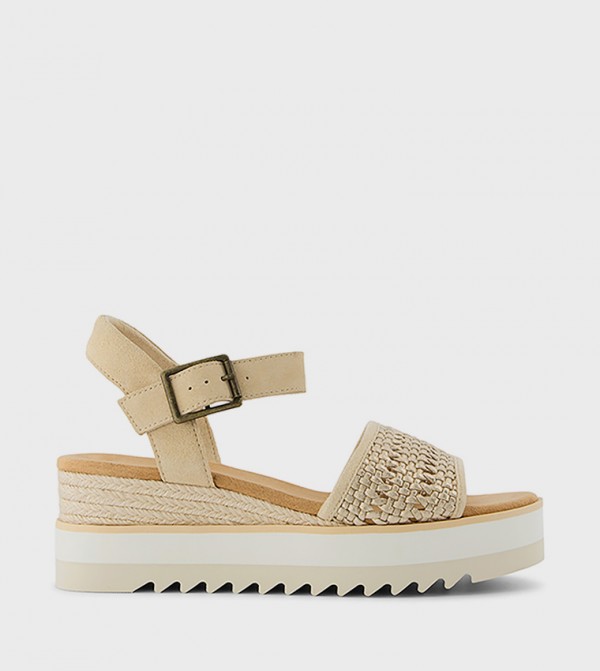 Toms Toms - Beige Wedges