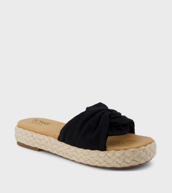 Toms Shoes - Black Platforms