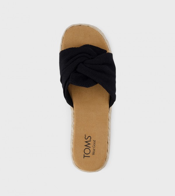 Toms Shoes - Black Platforms
