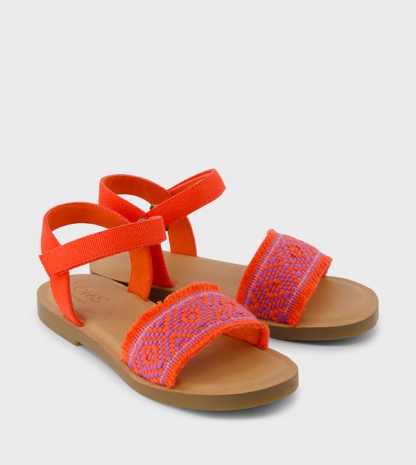 Toms  Footwear - Orange Flat Sandals