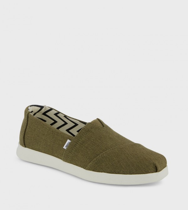 Toms Toms - Olive Casual Slip-ons