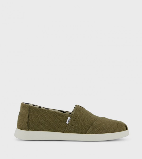 Toms Toms - Olive Casual Slip-ons