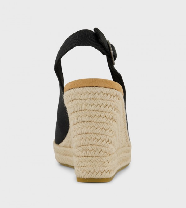 Toms Toms - Black Wedges