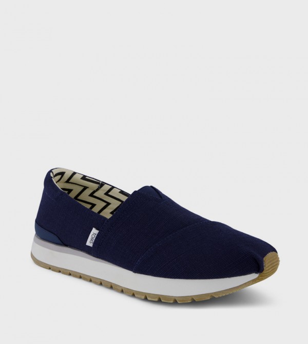 Toms Toms - NAVY BLUE Casual Slip-ons