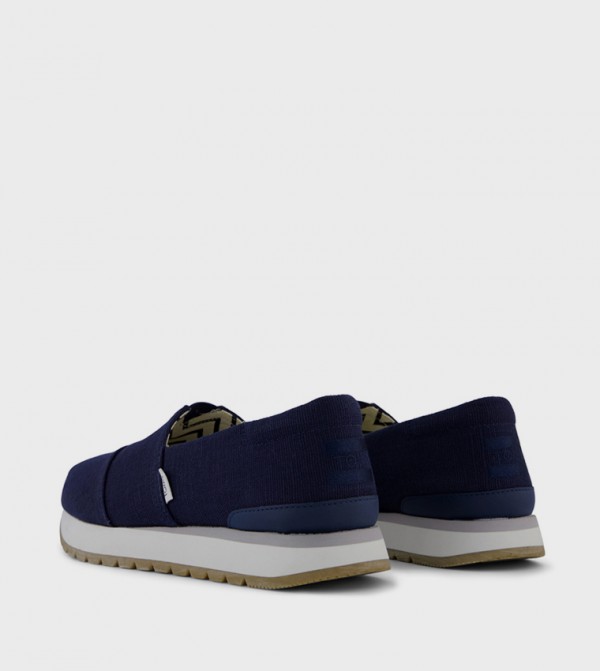 Toms Toms - NAVY BLUE Casual Slip-ons