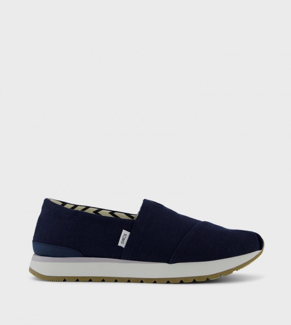 Toms Toms - NAVY BLUE Casual Slip-ons