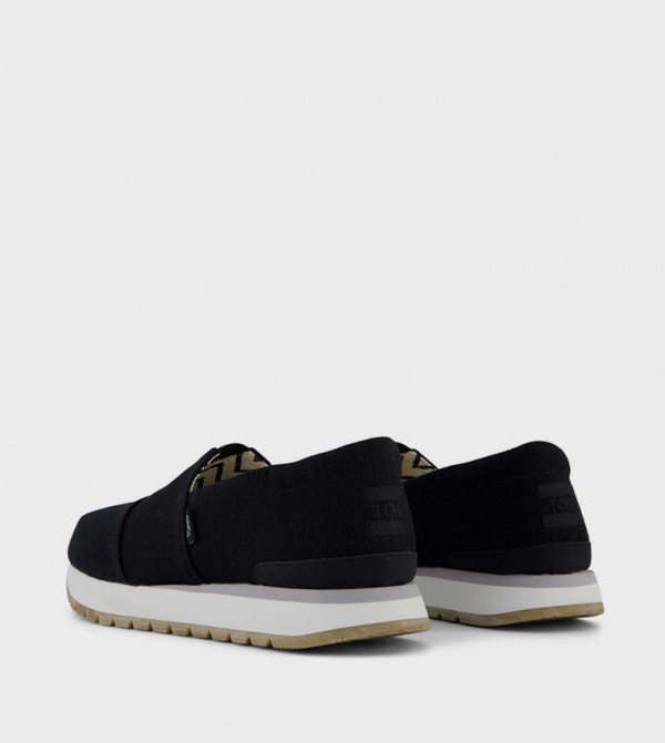 Toms Toms - Black Casual Slip-ons