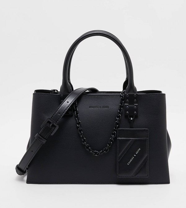 Charles & Keith  Satchel Bags - Black Satchel Bag