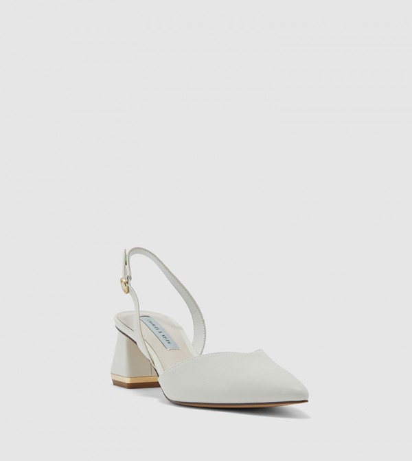 تشارلز آند كيث category 300 - كريمي  Block Heels