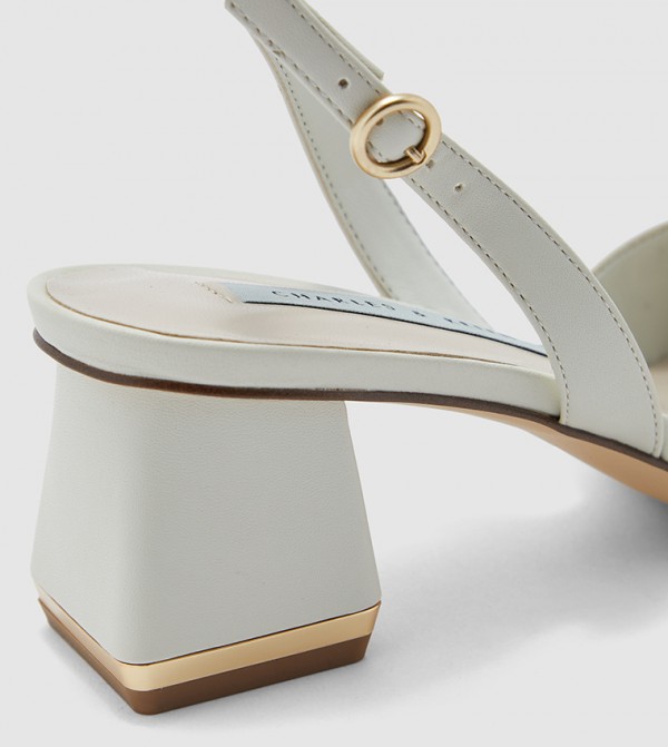 تشارلز آند كيث category 300 - كريمي  Block Heels