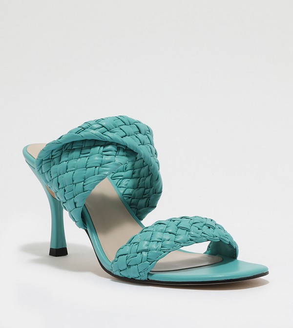 Charles & Keith Fashion Heels - Blue Heeled Sandals