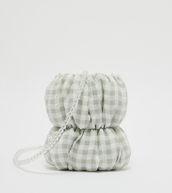 Charles & Keith all bags - Green Drawstring Bag