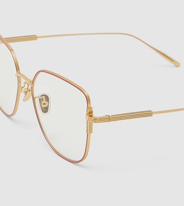 Charles & Keith - Pink Round Sunglasses