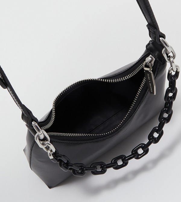 Charles & Keith tabby days - Black Shoulder Bag