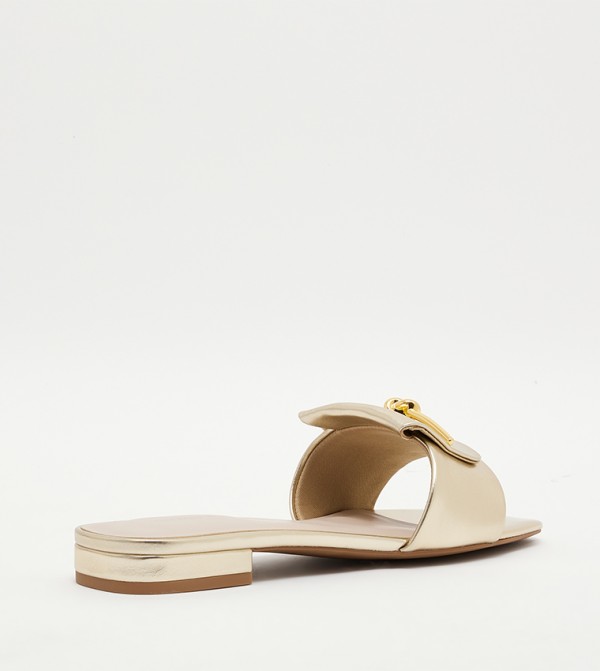 Charles & Keith Charles & Keith - Gold Flat Sandals