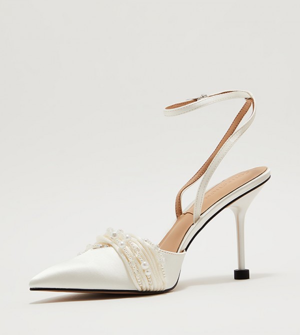 Charles & Keith  - White Pumps