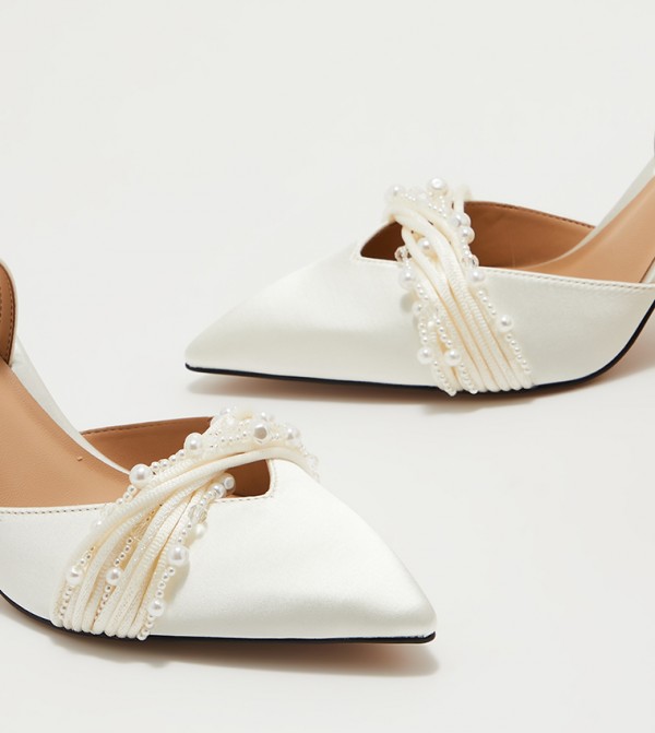 Charles & Keith  - White Pumps