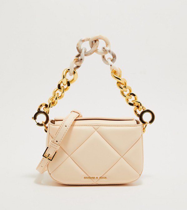 Charles & Keith  Mini Bags - Beige Mini Bags
