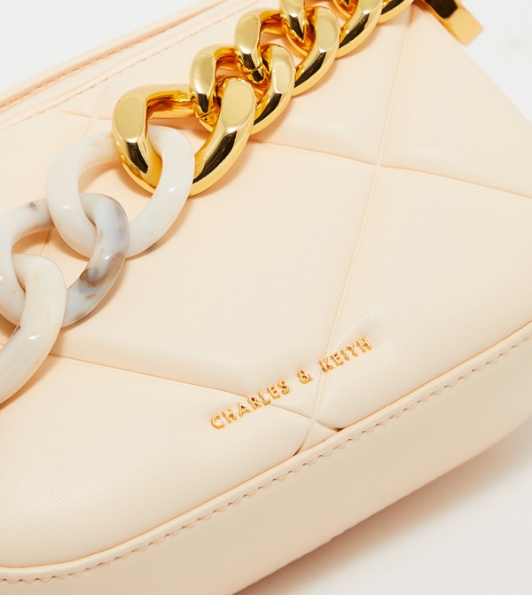 Charles & Keith  Mini Bags - Beige Mini Bags