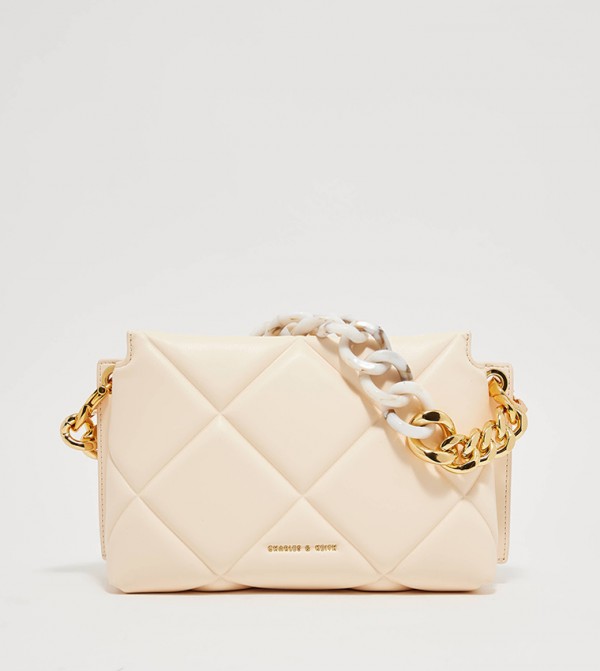 Charles & Keith Charles & Keith - Beige Shoulder Bag