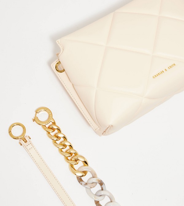 Charles & Keith Charles & Keith - Beige Shoulder Bag