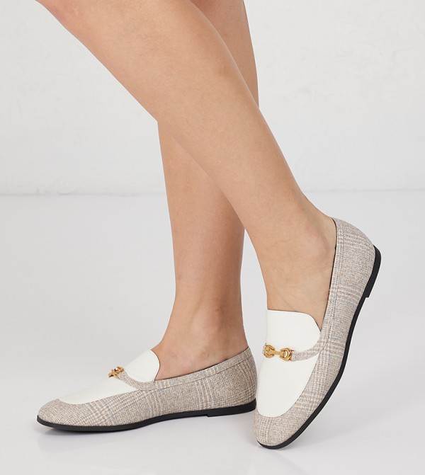 Charles & Keith  Shoes - Grey Loafers/Moccasins
