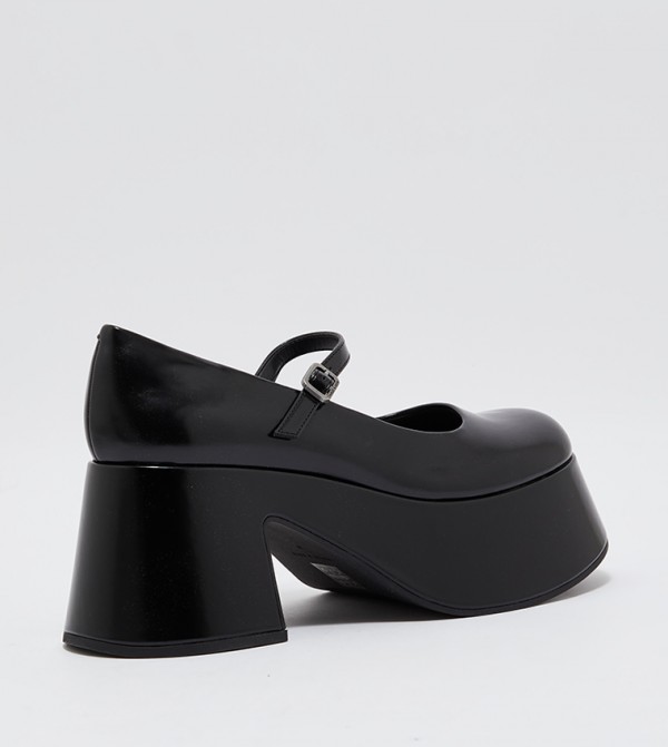 Charles & Keith  Mary Janes - Black Ballerinas